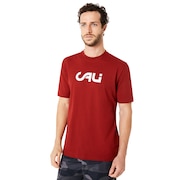Cali Big Logo Short Sleeve - Iron Red