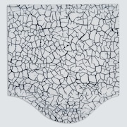 Printed Neck Gaiter - White Crackle Print