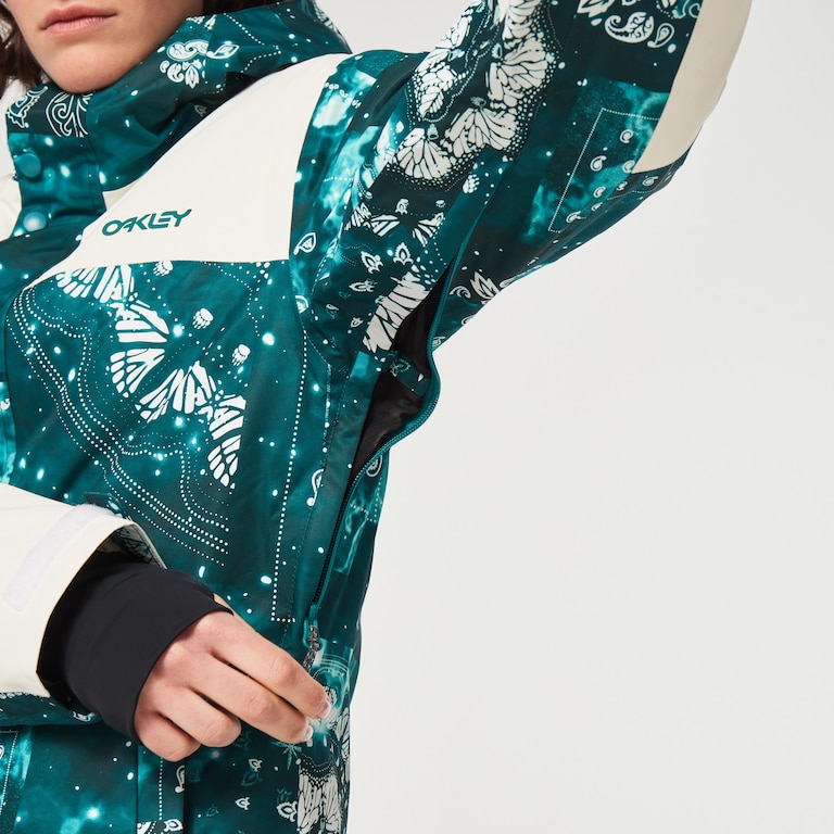 Tc Aurora Rc Insulated Jacket - Green Bandana Pt/White