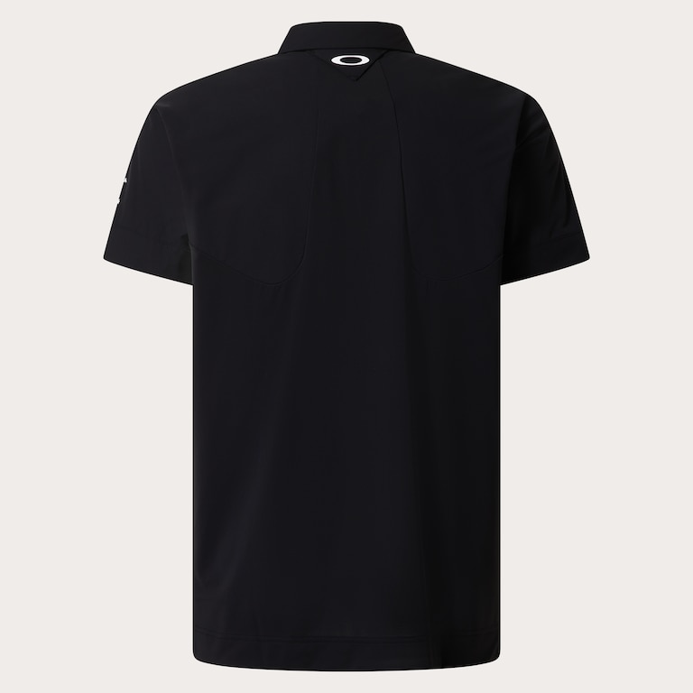 Skull Ideally Hybrid Zip Shirt - Blackout