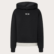 Radiant Peach Fleece Hoodie 10.0 - Blackout