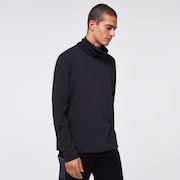 Cloth Face Covering Tee LS - Blackout