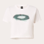 W Pursuit Crop Tee - White