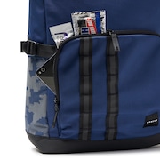 Utility Rolled Up Backpack - Dark Blue Reflective