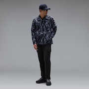 Oakley Glitch Wind Jacket - Black Print