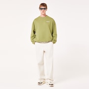 Mtl Ringed B1B Crew Sweatshirt - Fern