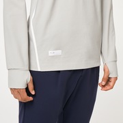 Skull Synchronism Aloft Mock Neck - Grey Slate