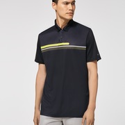 Oakley Hexsplit Stripe RC Polo - Blackout