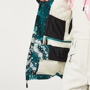 Tc Aurora Rc Insulated Jacket - Green Bandana Pt/White