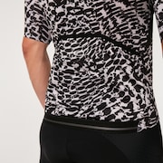 Endurance Dazzle Camo Jersey - Abstract Black/White