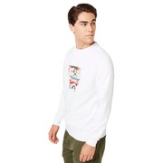 Sunglass Print Crewneck - White
