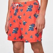 Toucan Tropics 16 Beach Short - Toucan Magma Orange