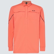 Oakley Uneven Jq Ls Shirt - Burnt Orange