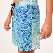 Cosmic Tides 18" Boardshort - Bubble Ellipse Green/Blue