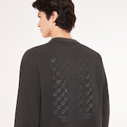 En New Retro L/S Tee Flag 1.7 - Shadow/Black