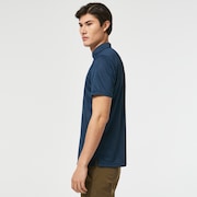 Enhance SS Polo Jacquard 12.0 - Deep Blue
