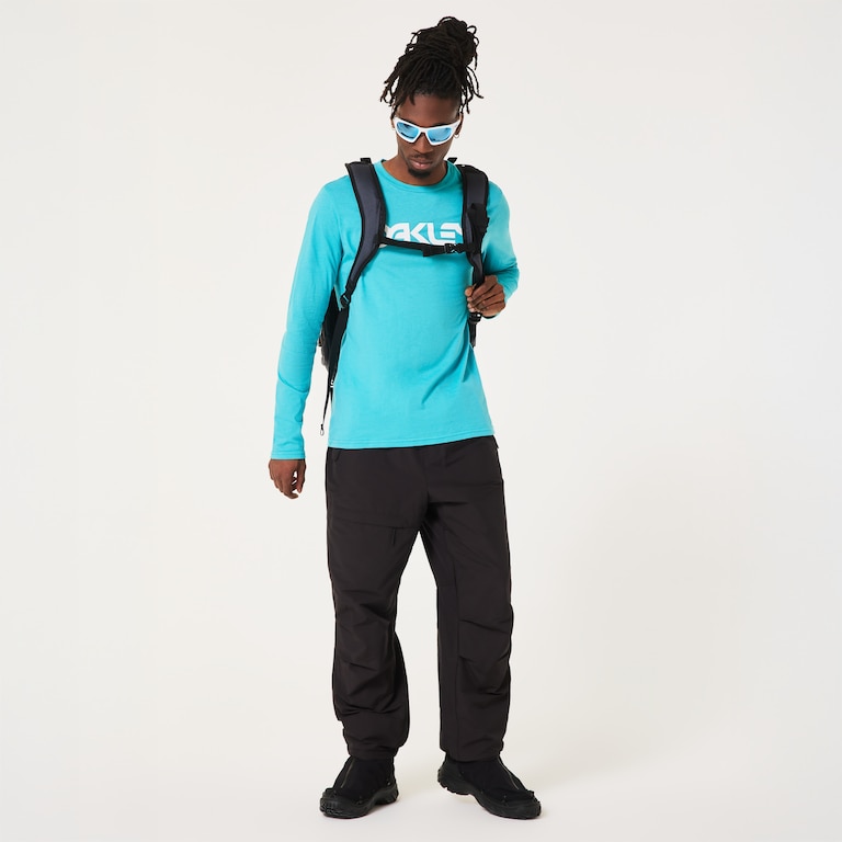 Mark II L/S Tee 2.0 - Swimming Pool Blue
