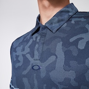 Camo Stripes Polo - Universal Blue