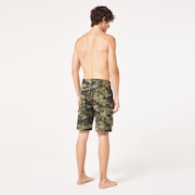 B1B Cargo Hybrid Short - Tiger Camo Green