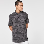 Oakley Jaquard Camo Polo - Blackout