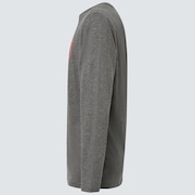 Locked In B1B Ls Tee - New Athletic Grey