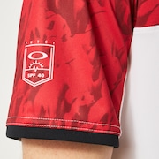 Oakley Mtndye Clrblk Polo - Iron Red