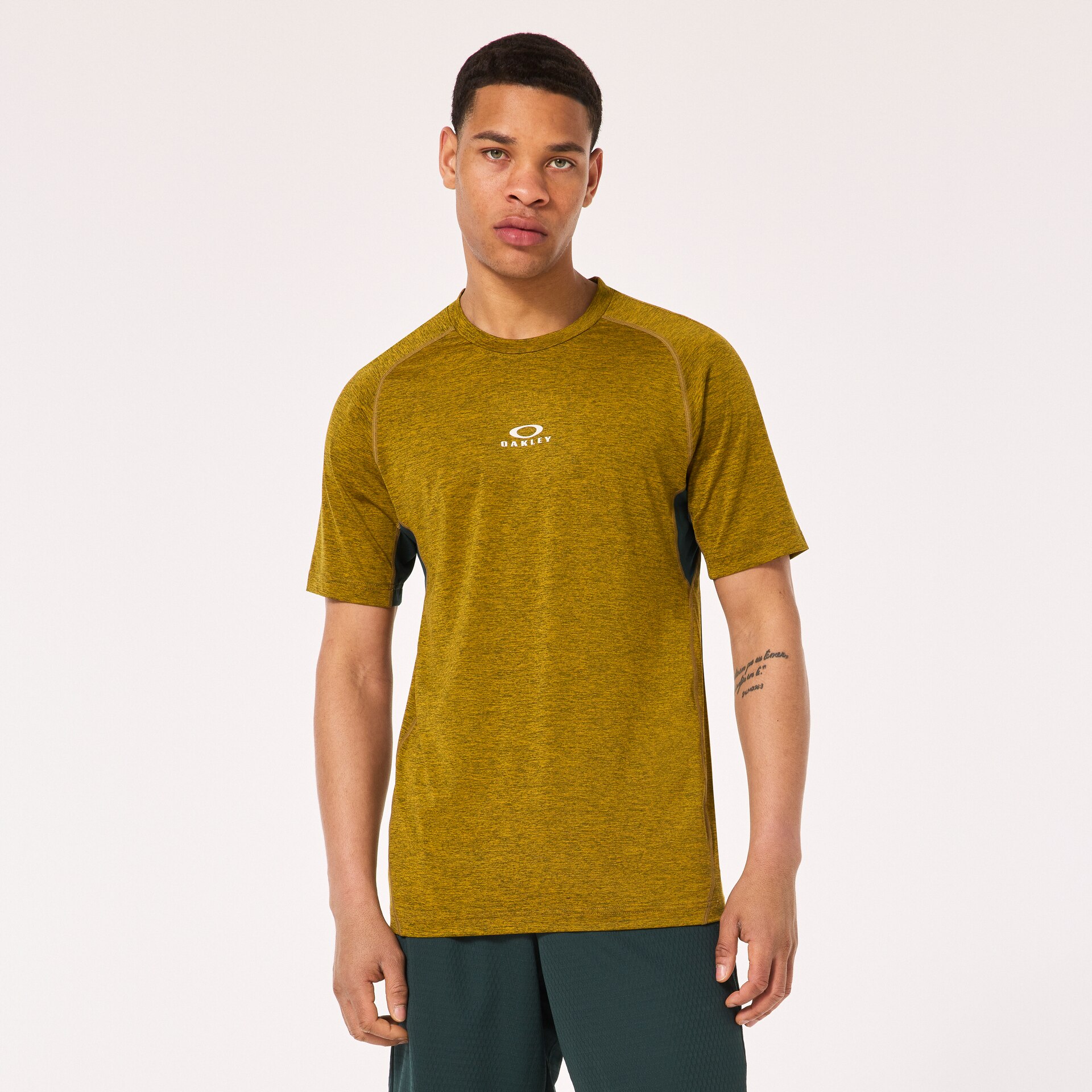 Oakley O Fit Rc SS Tee in Green/Yellow Heather | Oakley® US