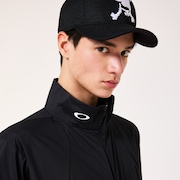 Oakley Skull S/S Airy Wind Jacket in Pitch Black | Oakley® JP