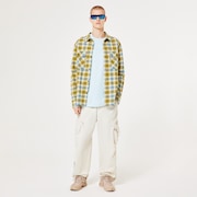 90s Plaid LS Shirt - Pacific/Mist/Sulfid Check