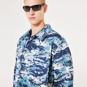 Cotton Overshirt - Tiger Camo Pacific