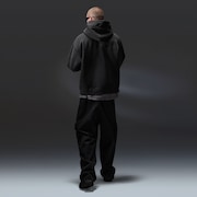 Echo Mod Embroidered Hoodie - Pitch Black