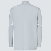 Skull Synchronism Ls Mock Shirt - Gray Slate
