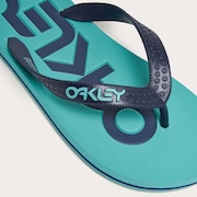 College Flip Flop - Teal Blue