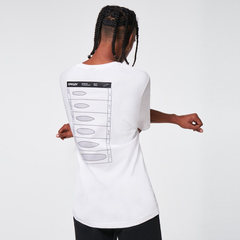 Surfboard Types Tee - White