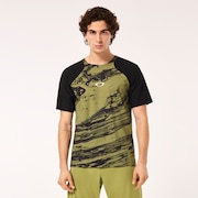 Seeker Airline SS Jersey - Duality Swirl Green/Black