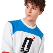 Oakley Racing Team Crew Neck - White