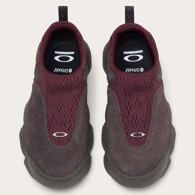 Oakley Factory Team Hairy Suede Flesh - Ganache/Burgundy