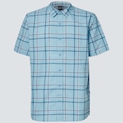 Pacific Button Down SS - Aviator Blue Check