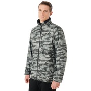 Enhance Graphic Wind Warm Jacket 8.7 - Green Print