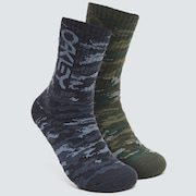 Camo B1B Rc Socks - Brush Tiger Camo Gray