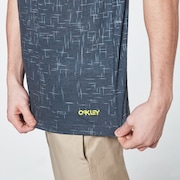 Geometric Street Short Sleeve Tee - Uniform Gray