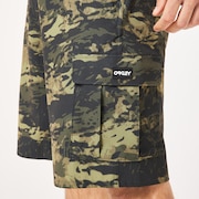B1B Cargo Hybrid Short - Tiger Camo Green