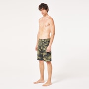 B1B Cargo Hybrid Short - Tiger Camo Green