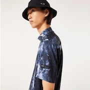 Skull Bold Omble Mock - Black Print