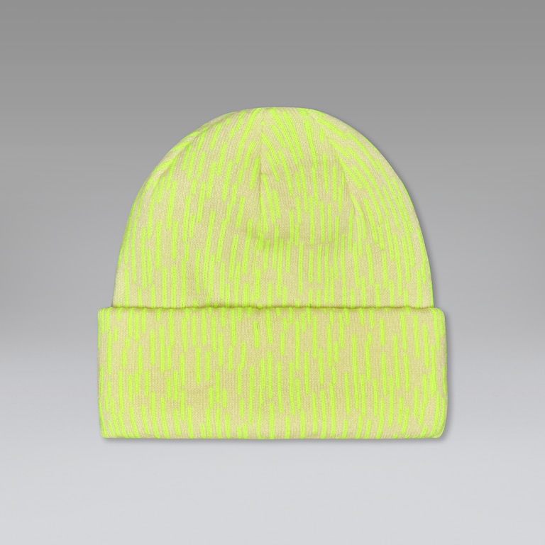 Fleece-Lined Graphic Beanie​ - Rain Camo Yellow