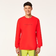 Saturdays NYC X Oakley LS Tee - Flame Scarlet