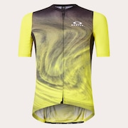 Endurance Dazzle Camo Jersey - Gradient Swirl Black/Yellow