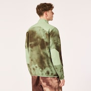 Tc Rykkinn Rc Fleece - Green Clouds Print