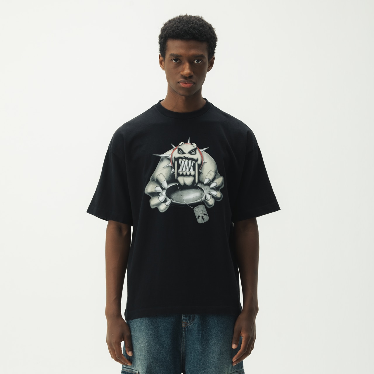Oakley Camiseta Masc Mod Monster Dog T-Shirt Piet em Blackout