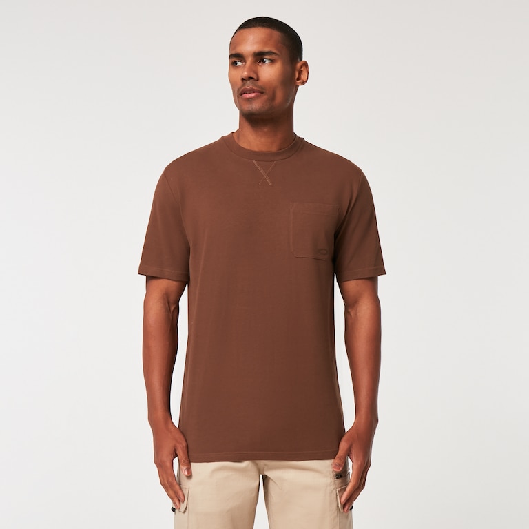 Relax Pocket Ellipse Tee - Carafe